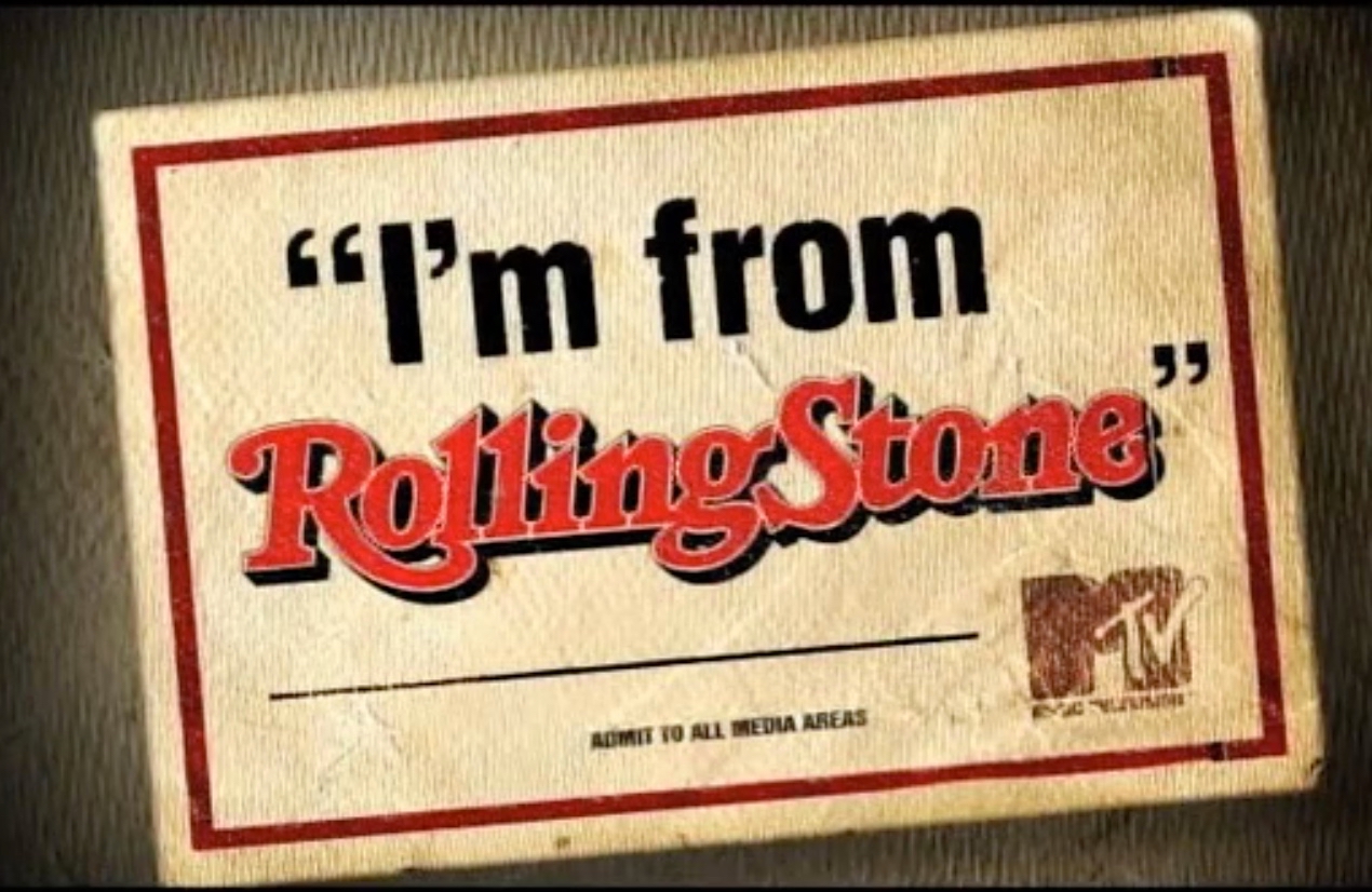 I'm from Rolling Stone